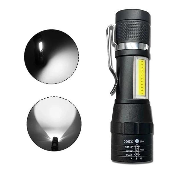 Wuben Wb-017 Zoomlu Şarjlı Cob Led Güçlü El Feneri - Image 1