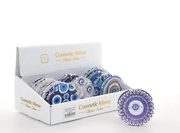 Taşlı Nazar Boncuklu El Aynası İnce Alk2497 - Image 1