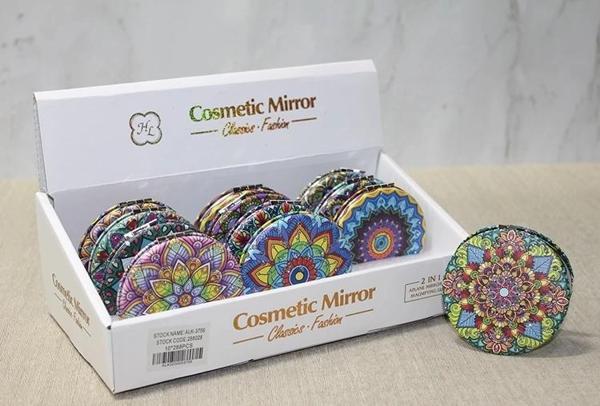 Taşlı El Aynası Yuvarlak İnce Alk3756 - Image 1