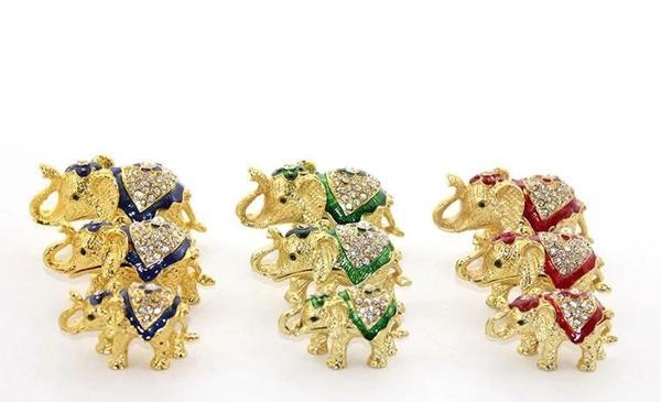 Swaroski 3'lü Fil Seti Alk2079 - Image 1