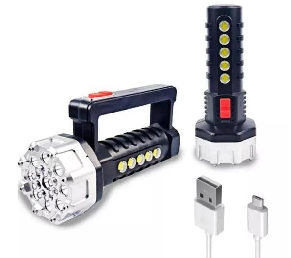 P-17 17+5 Cob Ledli Işıldak Fener - Image 1