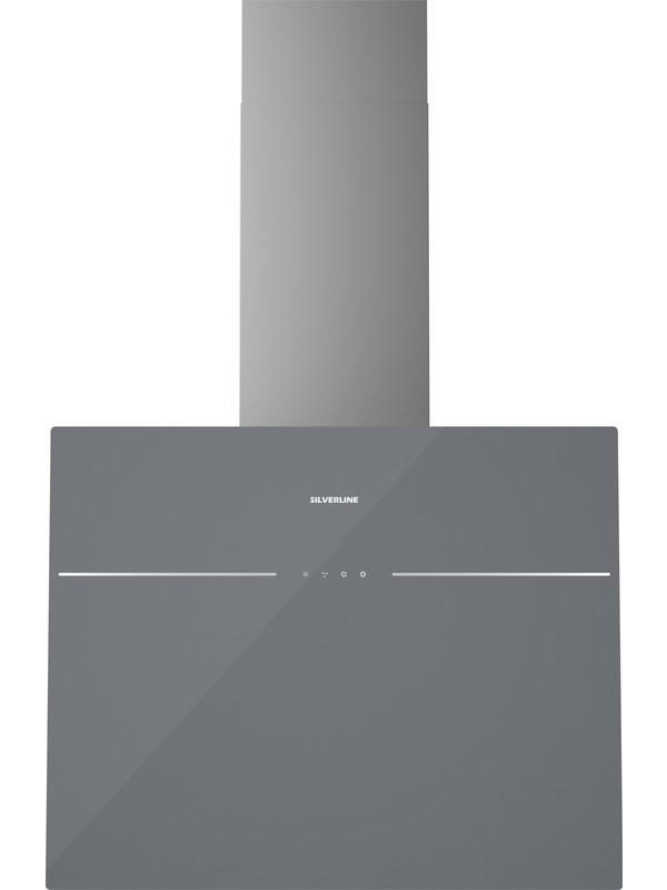 3364 Lınk Flat Gri Cam Duvar Tipi Davlumbaz 60 cm - Image 1
