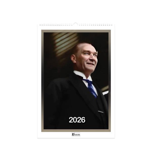 Keskin 2026-31*43 12 Yp.Spr.Duvar Takvimi-Atatürk - Image 1
