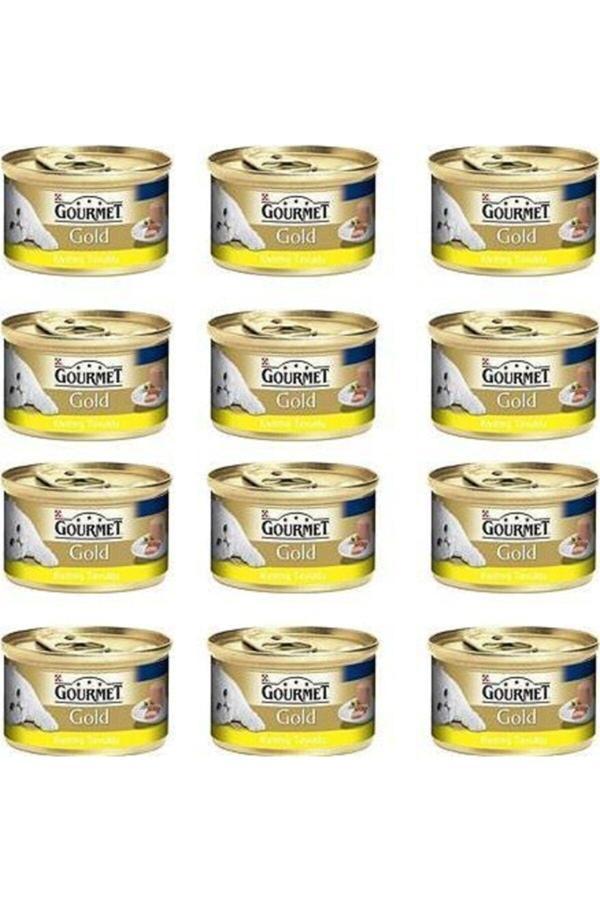 Gourmet Gold Kıyılmış Tavuk Etli Kedi Konservesi 85 Gr X 12 Li Paket - Image 1