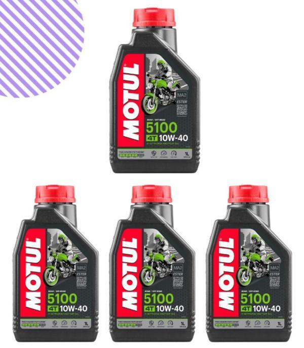 Motul 5100 10w40 Motorsiklet Yağı 4 Litre - Image 1