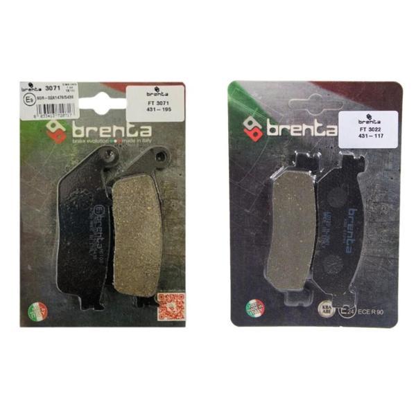 Yamaha X-City 250 Ön ve Arka Fren Balata Takım Brenta BR42 - Image 1