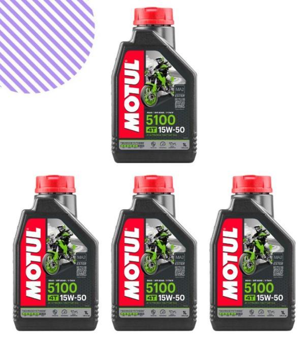 Motul 5100 15w50 Motorsiklet Yağı 4 Litre - Image 1