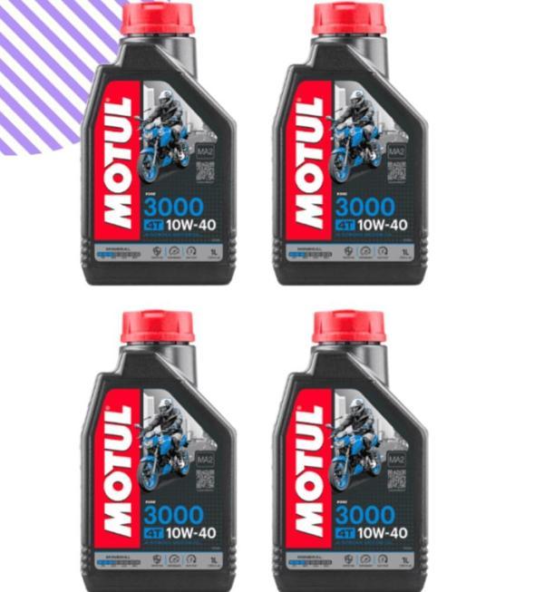 Motul 3000 10w40 Motorsiklet Yağı 4 Litre  - Image 1