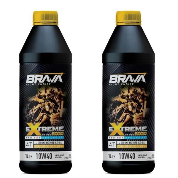 Brava Extreme 6000 10w40 Motorsiklet Yağı 2 Litre - Image 1