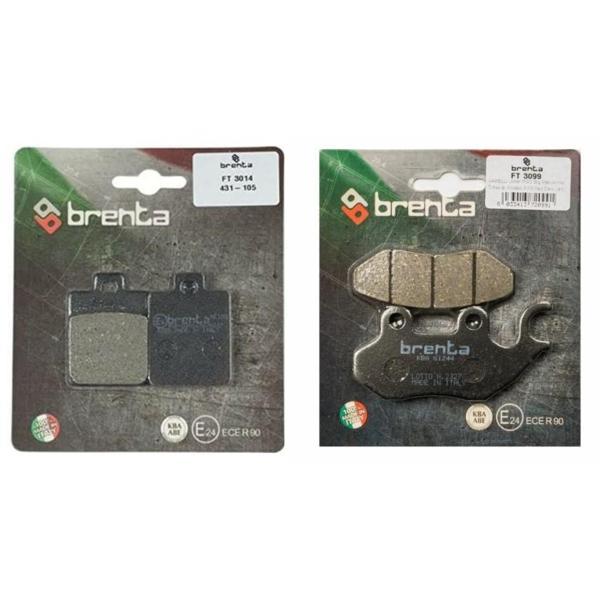 Sym Fiddle 4 125 Ön ve Arka Fren Balata Takımı Brenta BR02 - Image 1