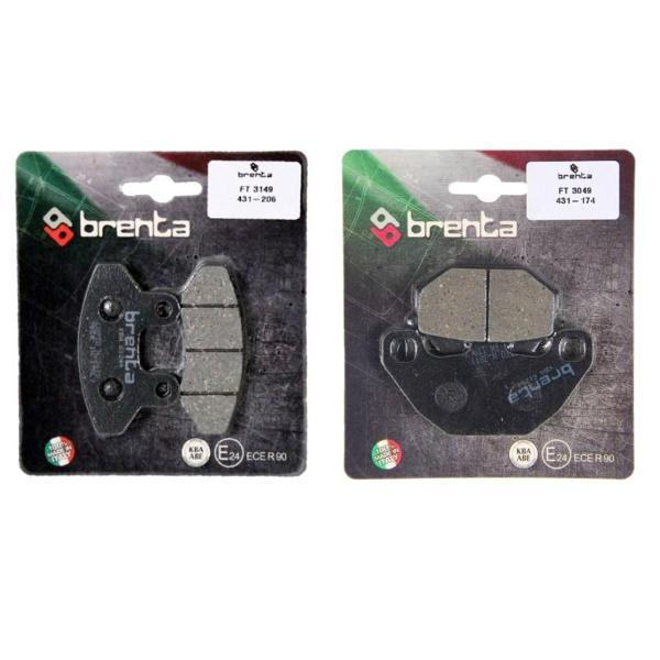 Sym Joyride 200 Karbüratörlü Ön ve Arka Fren Balata Takımı Brenta BR07 - Image 1