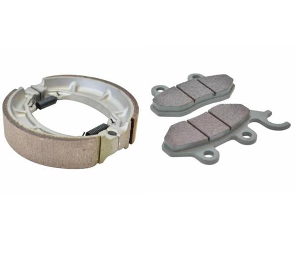 SYM FİDDLE 3 125(00-18)-X-PRO 125-CROX 125 UYUMLU YAN SANAYİ FREN BALATA TAKIMI - Image 1