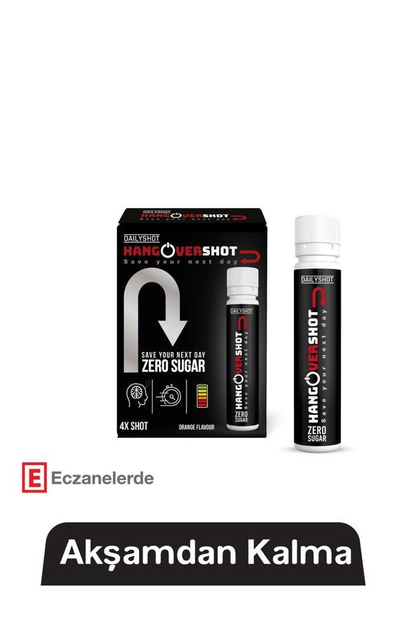 Akşamdan Kalma, Hangover Shot Zero Sugar Bitkisel Destek 4'lü - Image 1
