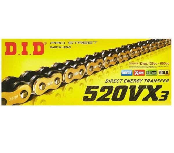CF Moto NK 250 Did VX3 Xringli Zincir Gold - Image 1