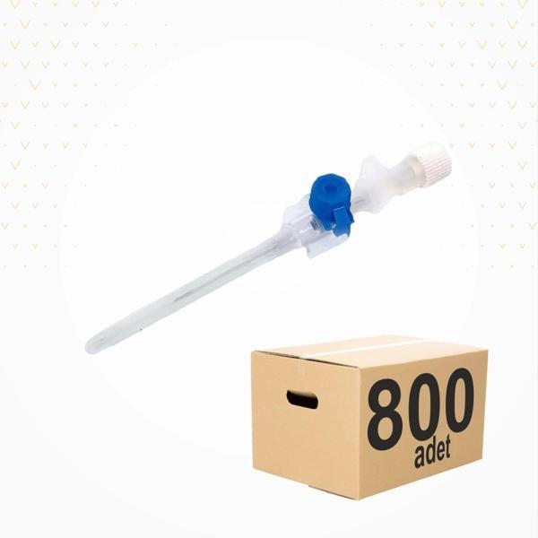 Bıçakcılar Branül (İntraket) 22G Mavi 800'lü Koli - Image 1