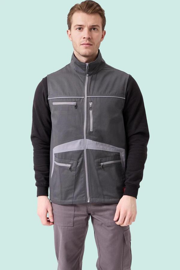 Erkek İş Yeleği Çok Cepli Su Geçirmez Pyrus Suya Konforlu - Image 1