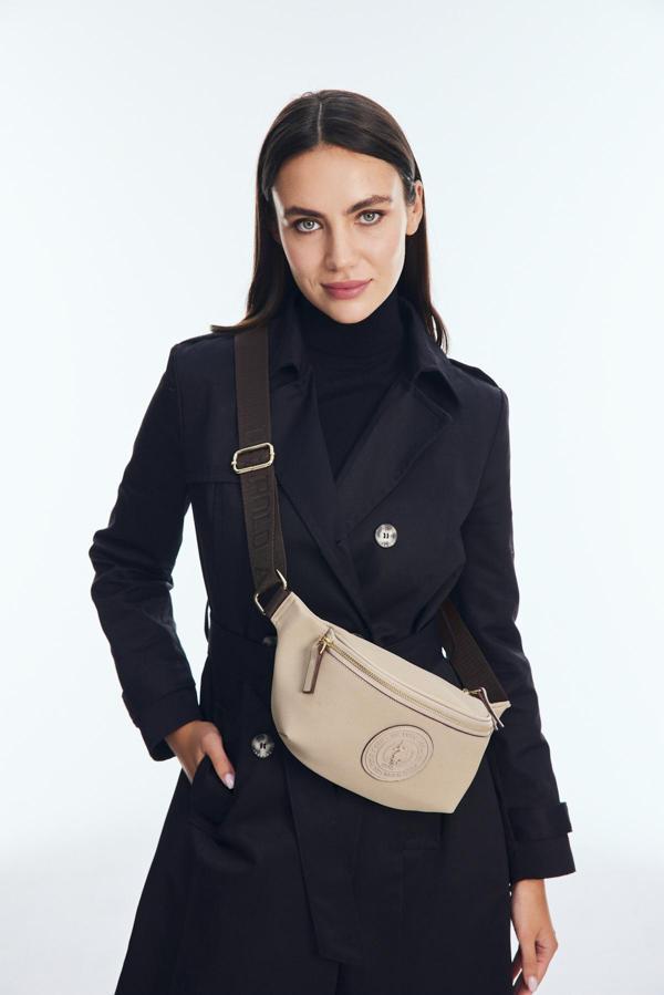U.S.Polo Kadın Omuz Çantası US24741  U.S. POLO ASSN. USPA LADIES BAG 04448 Gravel(Çakıl) - Image 1