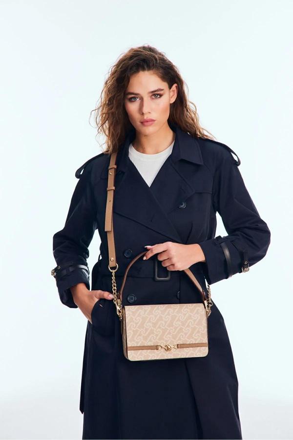 U.S.Polo Kadın Çapraz Çanta US24502 U.S. POLO ASSN. USPA LADIES BAG 00018 Beige - Image 1