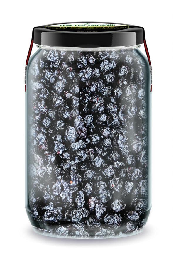 Blueberry İthal Yaban Mersini Kurusu Bi Kavanoz 660 cc. Cam Kavanozda Katkısız Pure Dried Blue Berry - Image 1