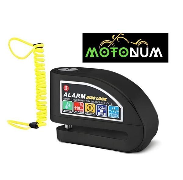 Motosiklet Alarmlı Disk Kilidi - Hatırlatma Kablolu  M0002 - Image 1