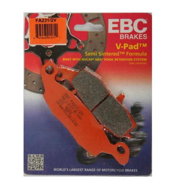 Kawasakı Z 750 2004-2006 Yarı Sinter Ön Sol Fren Fren Balata EBC   MTNM - Image 1