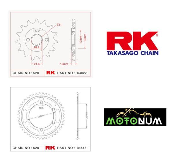 Honda Cbr 250 14-18 Premium Dişli Seti - Yüksek Performans Ve Uzun Ömür - Image 1