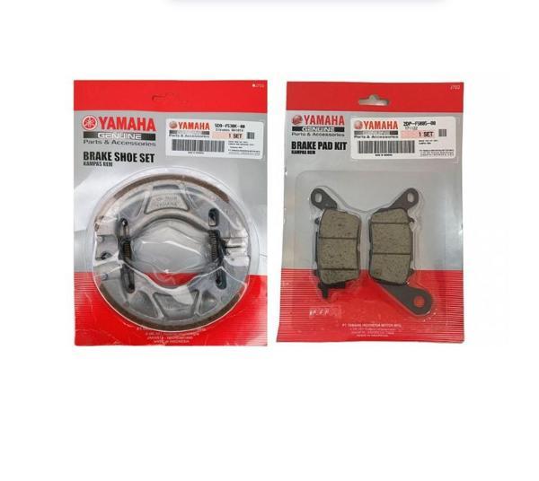 Yamaha RayZR 125 Ön Ve Arka Fren Balata Takım  - Image 1