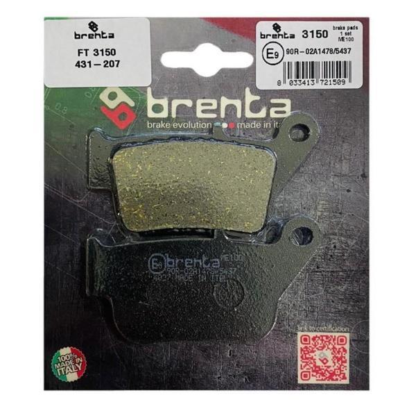 Yamaha YP 250 X-MAX 14-18(ABSsiz) Arka Fren Balata  Brenta (made in italy) - Image 1