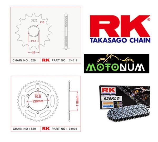 Yamaha Mt 25 Rk Premium Zincir Dişli Seti - Yüksek Performans Ve Uzun Ömür - Image 1