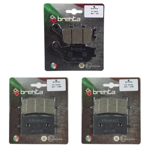 Honda Africa Twin CRF 1100 Ön ve Arka Fren Balata Takım Brenta BR29 - Image 1