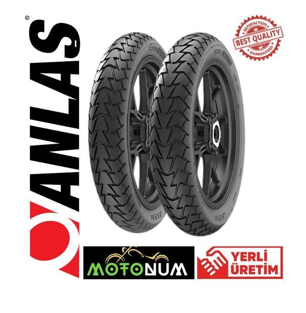 Kuba GS 125 Ön Arka Lastik Takım Anlas SC 360 All Grip 2025 Üretim Yerli Üretim MN0040 - Image 1
