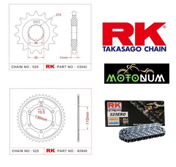 Yamaha Tracer 900 18-20 Rk Premium Zincir Dişli Seti - Yüksek Performans Ve Uzun Ömür - Image 1