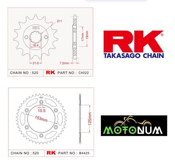 Honda Crf 250 Premium Dişli Seti - Yüksek Performans Ve Uzun Ömür - Image 1