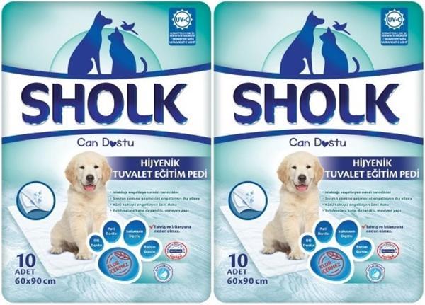 Sholk Evcil Hayvan Tuvalet Çiş Eğitim Pedi 60*90CM 20 Adet (2PK*10) - Image 1