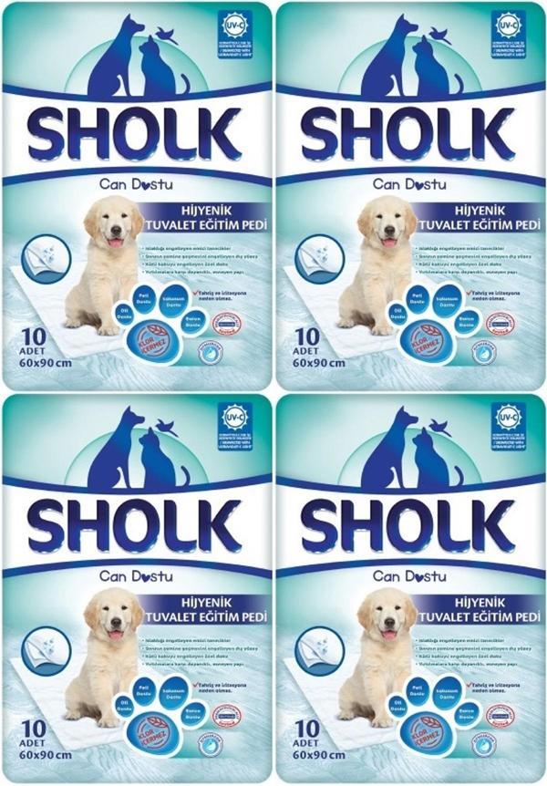 Sholk Evcil Hayvan Tuvalet Çiş Eğitim Pedi 60*90CM 40 Adet (4PK*10) - Image 1