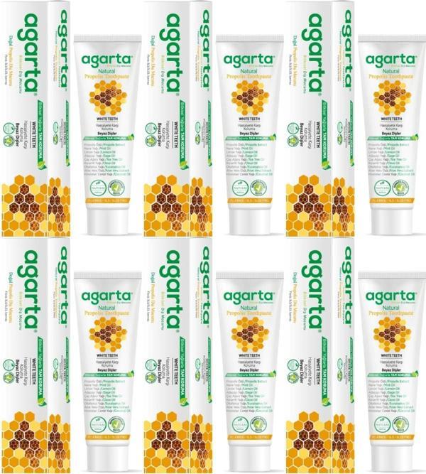 Agarta Doğal Diş Macunu 100ML Propolisli (6 Lı Set) - Image 1