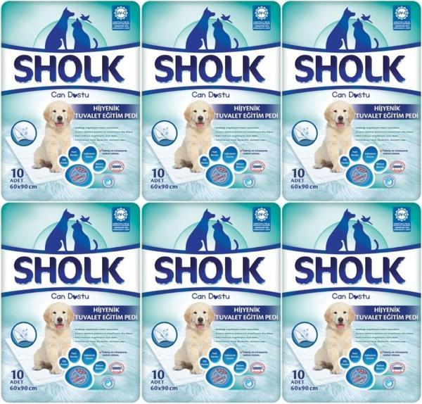 Sholk Evcil Hayvan Tuvalet Çiş Eğitim Pedi 60*90CM 60 Adet (6PK*10) - Image 1