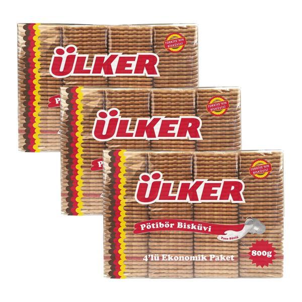 Ülker Pötibör Bisküvi 800 Gr x 3 Adet - Image 1
