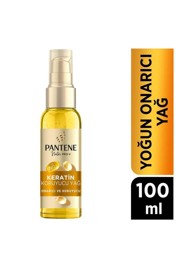 Pantene Pro-V E Vitaminli Keratin Koruyucu Yoğun Onarıcı Saç Bakım Yağı 100 Ml - Image 1