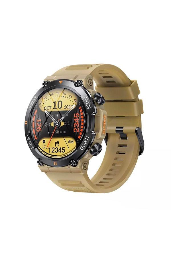 Atlasx Pro Tansiyon Sesli Görüşme Military Akıllı Saat ( Türkiye Garantili) - Image 1
