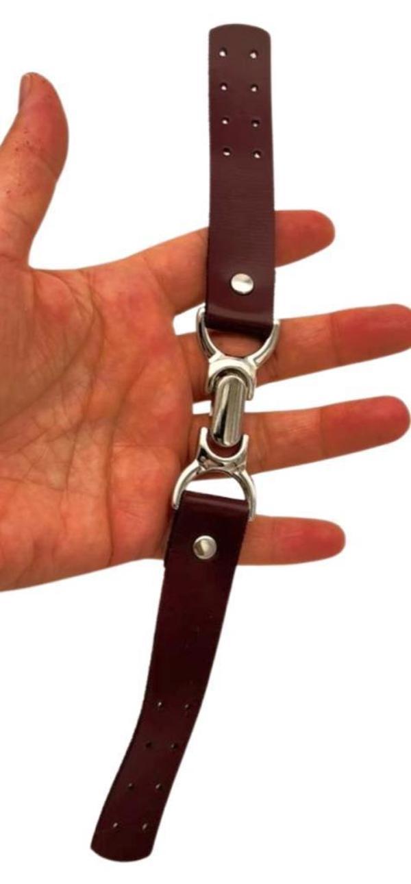 Angel Çanta Aksesuar Bordo Renk Kancalı Böce, Kilit, Gümüş Metalli  - Image 1