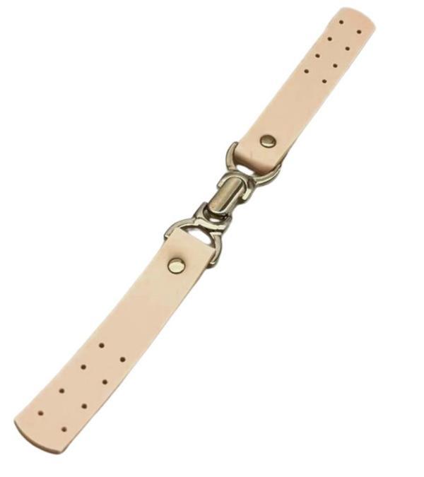 Angel Çanta Aksesuar Krem Renk Kancalı Böce, Kilit, Gümüş Metalli  - Image 1