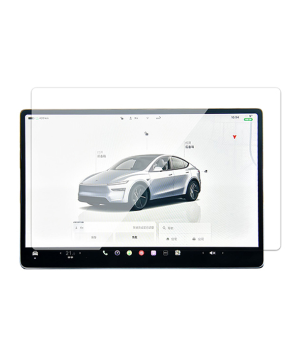 Tesla Model Y 15.6" Multimedya Ekran Koruyucu – 2in1 Tmperli Cam Çizilmez Koruma - Image 1