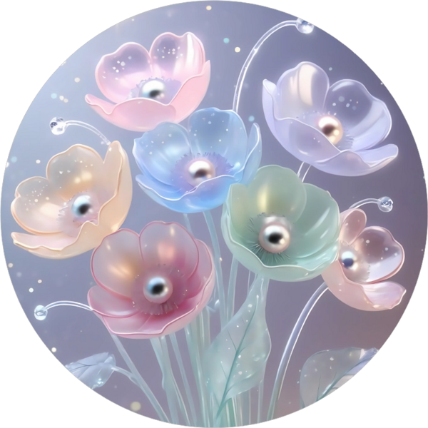 Yenilebilir Yuvarlak Pasta Resim Baskısı 20 cm Şekerli Kağıt Çiçek Temalı 96 - Image 1