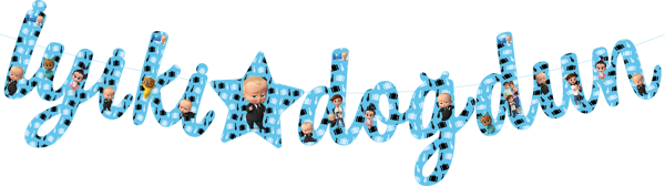 Baby Boss Temalı İyiki Doğdun Kaligrafi Banner - Image 1