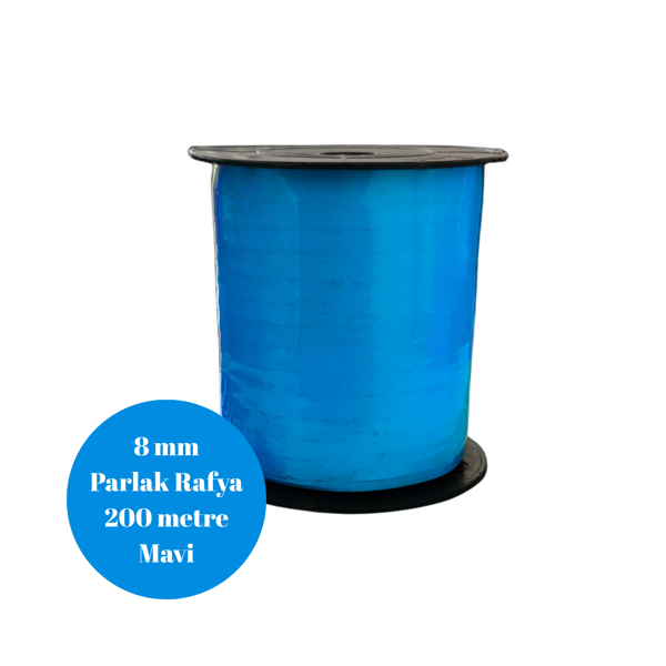 Rafya 8mm 200 metre Parlak Mavi - Image 1