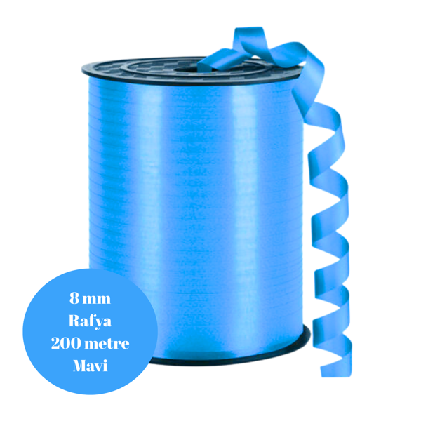 Rafya 8mm 200 metre Mavi - Image 1