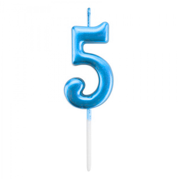 5 Rakam Mum Mavi - Image 1