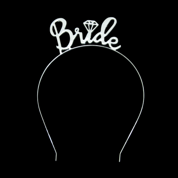 Bride Gümüş Renkli Metal Taç - Image 1