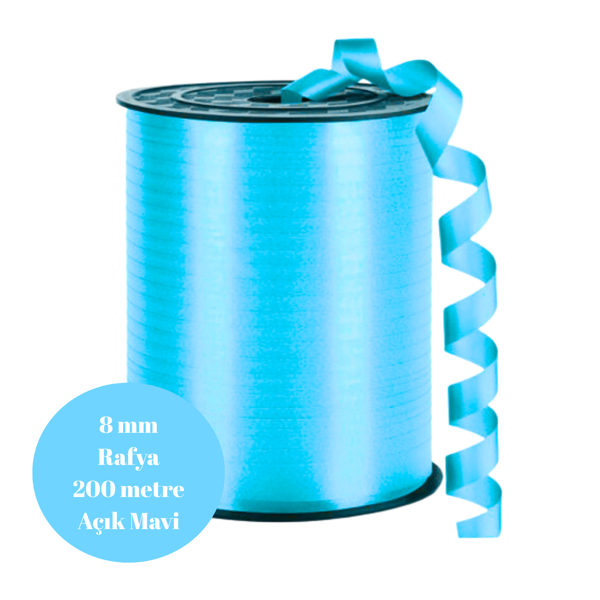 Rafya 8mm 200 metre Açık Mavi - Image 1